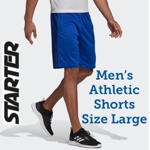 Mens Athletic Shorts Comfort Stretch Elastic Waistband Size Large Mens Shorts